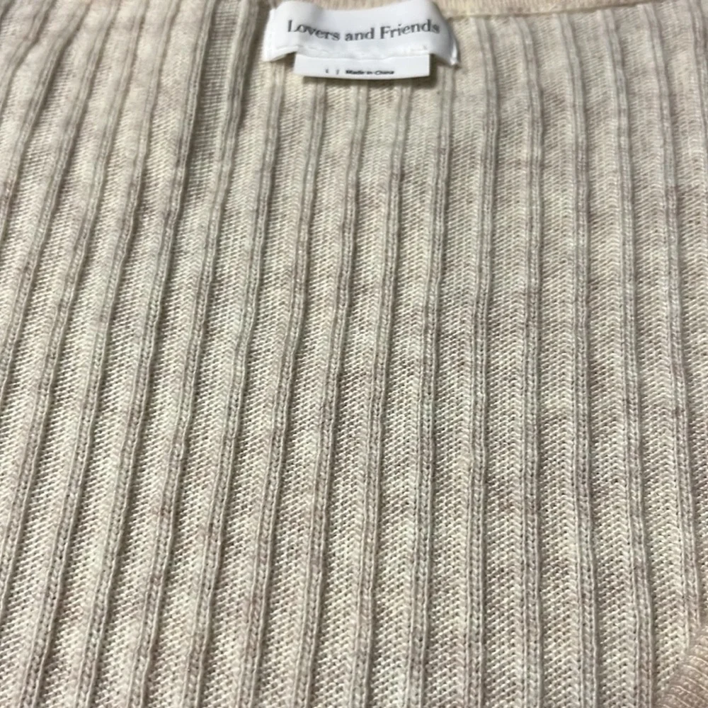Lovers and Friends ribbed cardigan with pearl buttons - Picture 5 of 8